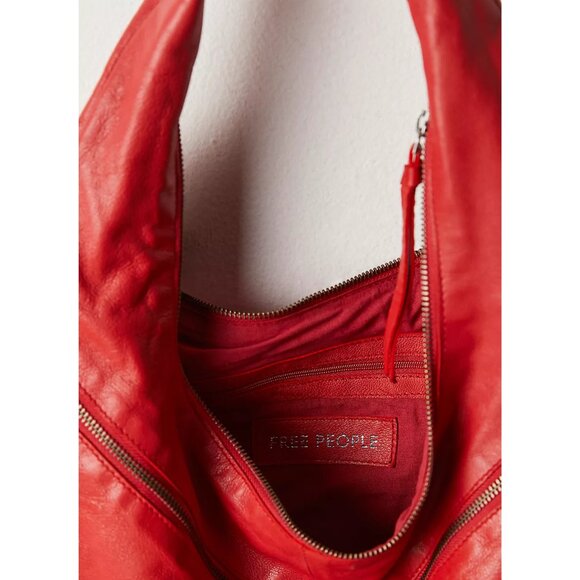 Tallin Tote Bag Color: Red Lip - Picture 4 of 5